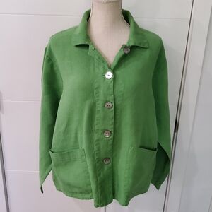 FLAX Linen Oversize Jacket Size M